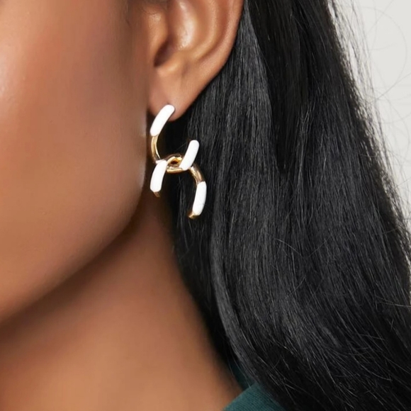 Two tone Earrings - Picture 4 of 10